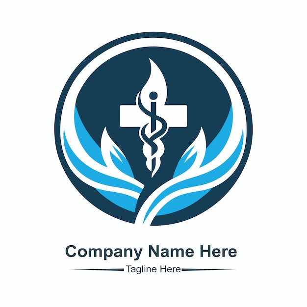 Vector de logotipo y icono médico