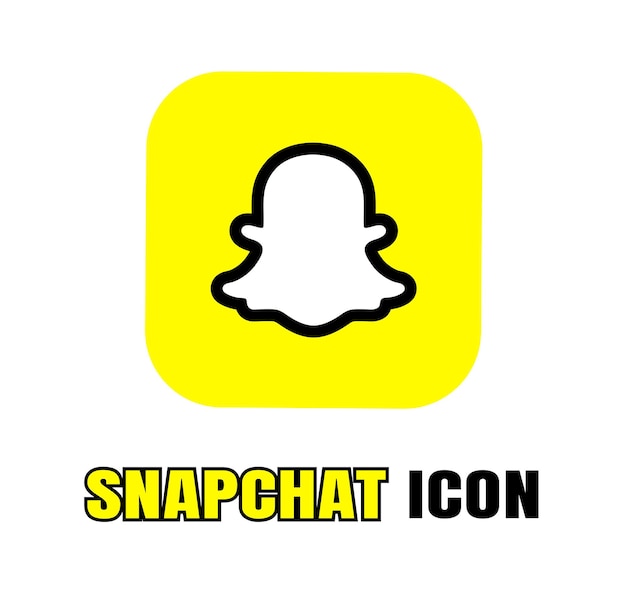 Vector del logotipo del icono de Snapchat