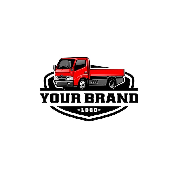 vector de logotipo de ilustración de camión