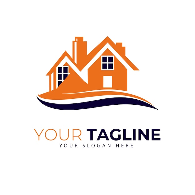 Vector del logotipo inmobiliario