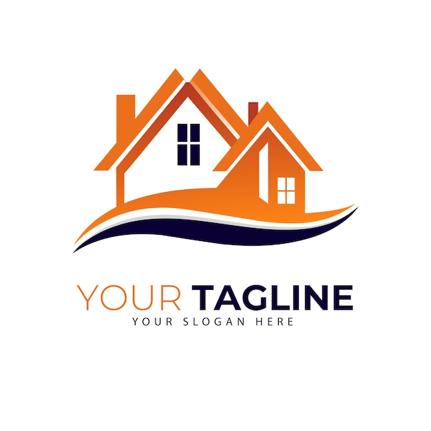 Vector del logotipo inmobiliario