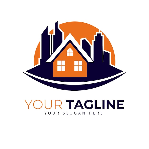 Vector del logotipo inmobiliario