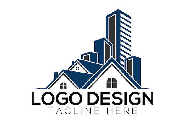 Vector del logotipo inmobiliario