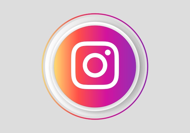 el vector del logotipo de instagram es una representación estilizada del logotipo de la popular aplicación de redes sociales