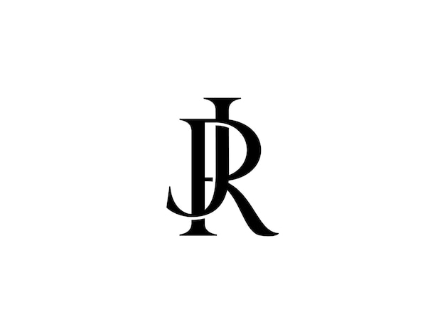 Vector vector del logotipo de jr rj