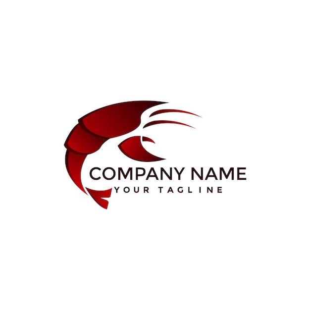 Vector de logotipo de langosta moderna para su restaurante o negocio
