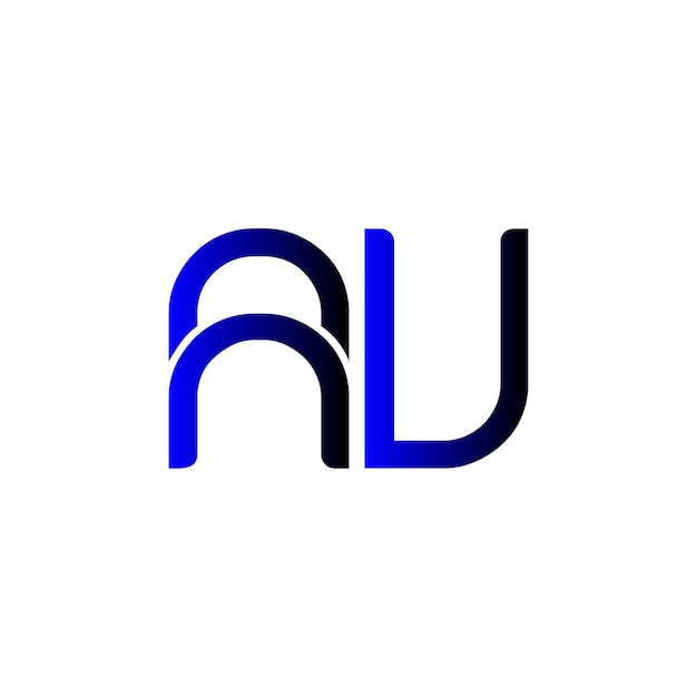 el vector del logotipo de la letra au