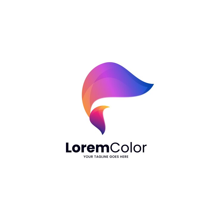 Vector vector del logotipo de la letra f simple