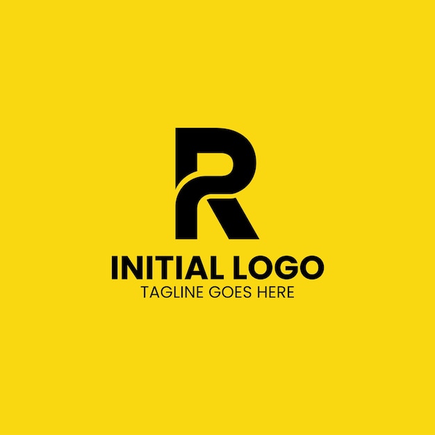 Vector del logotipo de la letra inicial R