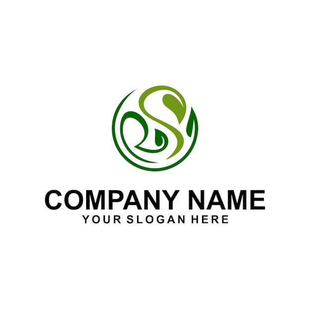 Vector del logotipo de la letra RS