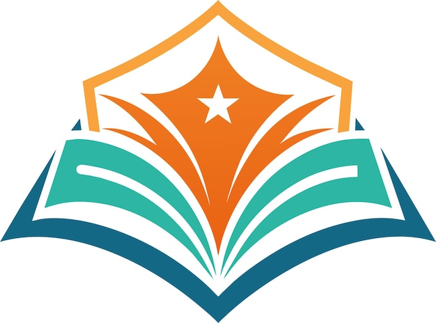 Vector del logotipo del libro 18