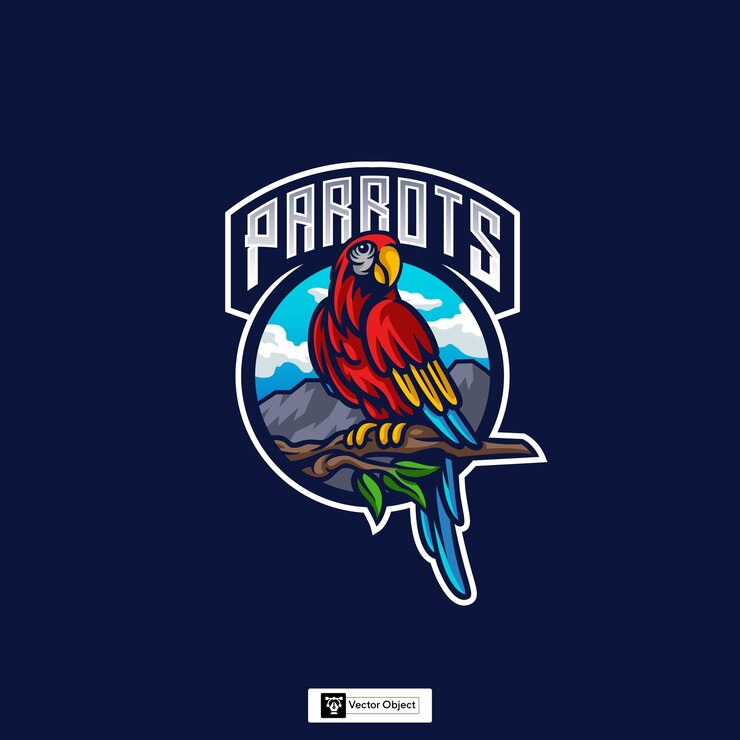 Vector vector del logotipo del loro