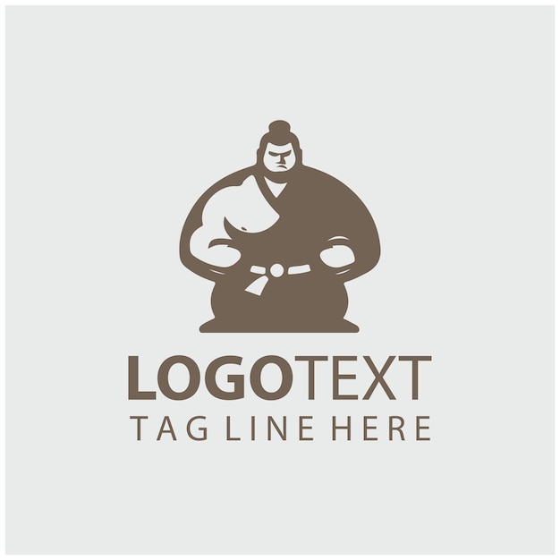 Vector del logotipo del luchador de sumo