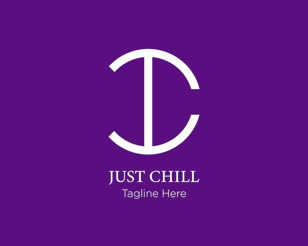 Vector de logotipo de lujo de carta JC