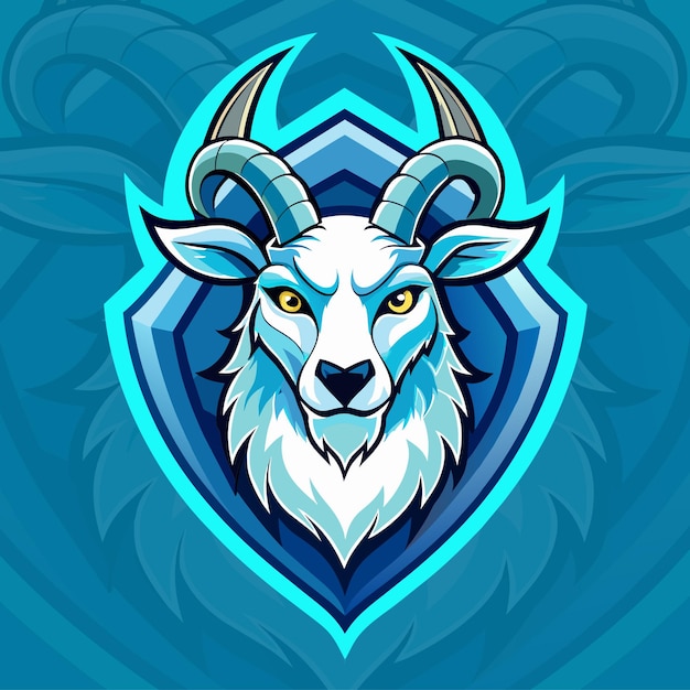 Vector del logotipo de la mascota del ibex