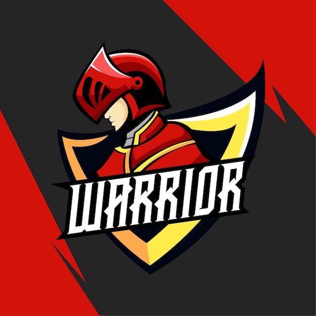 VECTOR DEL LOGOTIPO DE LA MASCOTA DE KNIGHT ESPORT