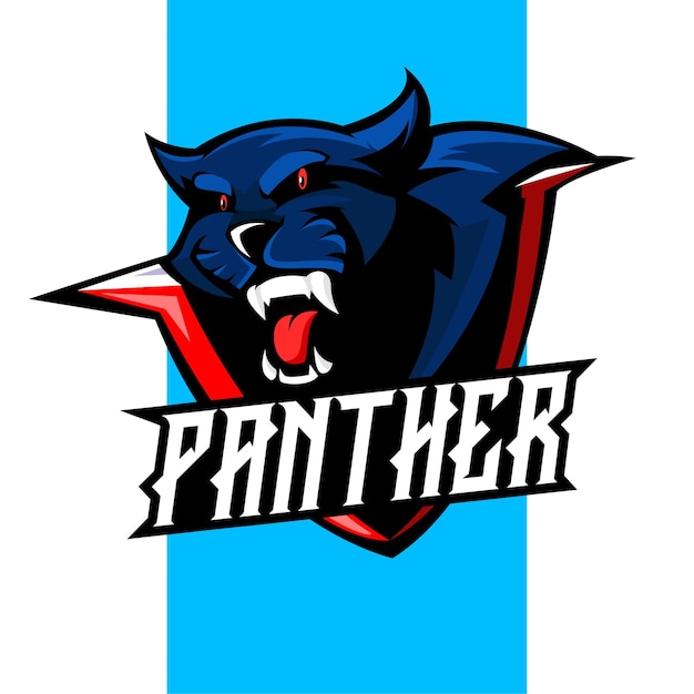 Vector del logotipo de la mascota panther esport