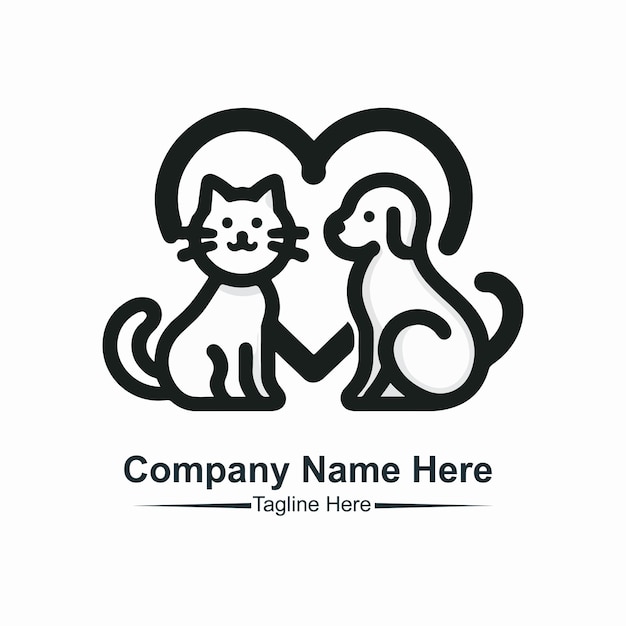 Vector de logotipo de mascotas