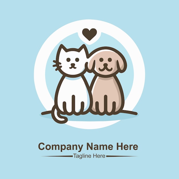 Vector de logotipo de mascotas