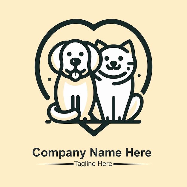 Vector de logotipo de mascotas