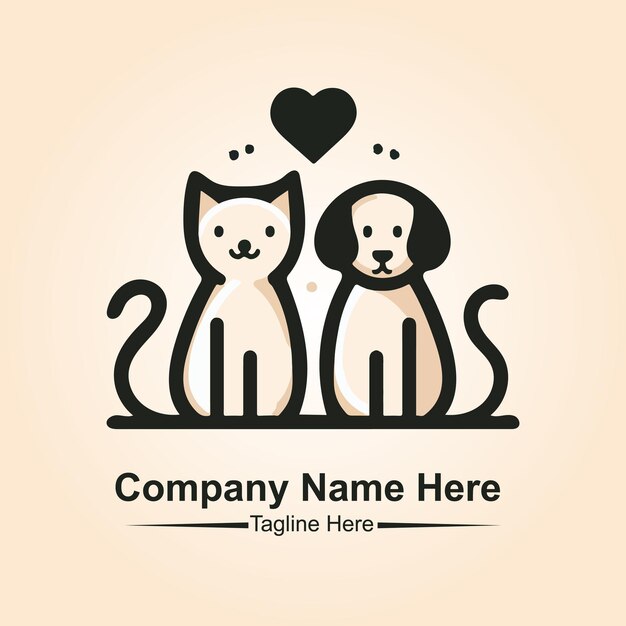 Vector de logotipo de mascotas