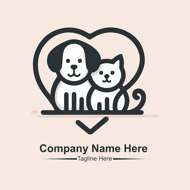 Vector de logotipo de mascotas