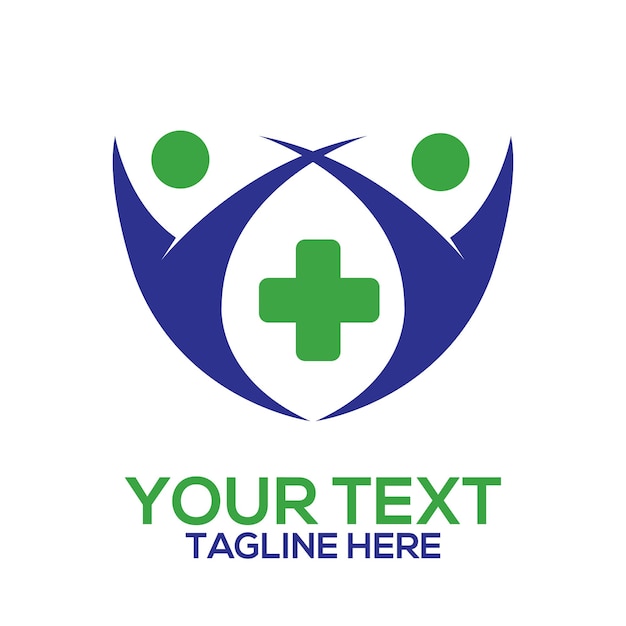 Vector del logotipo médico de la salud