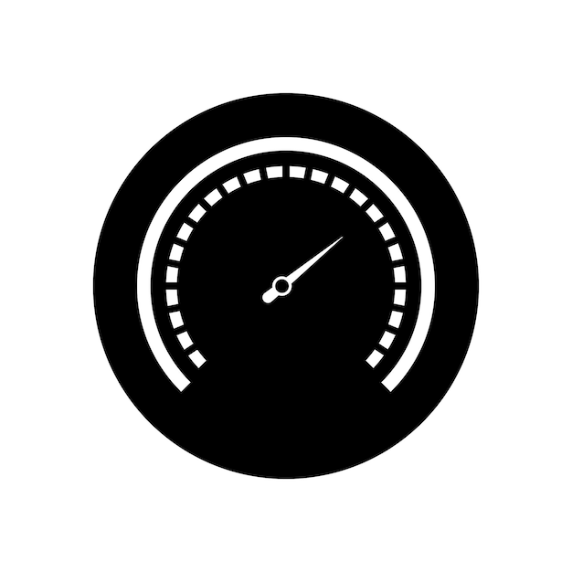 Vector del logotipo del medidor de velocidad