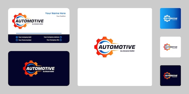 Vector de logotipo de modificación de reparación de servicio de automóvil moderno de diseño de logotipo automotriz