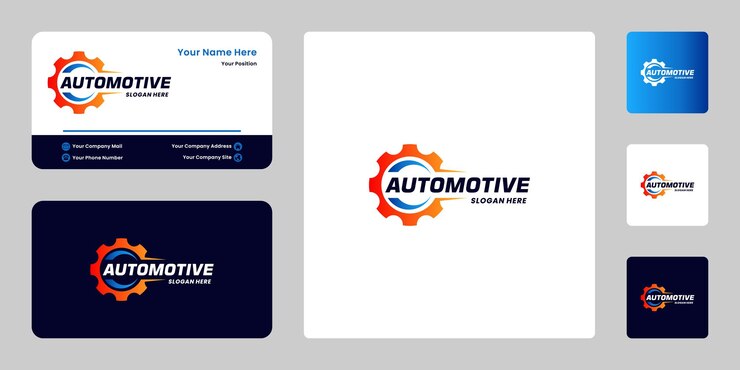 Vector vector de logotipo de modificación de reparación de servicio de automóvil moderno de diseño de logotipo automotriz