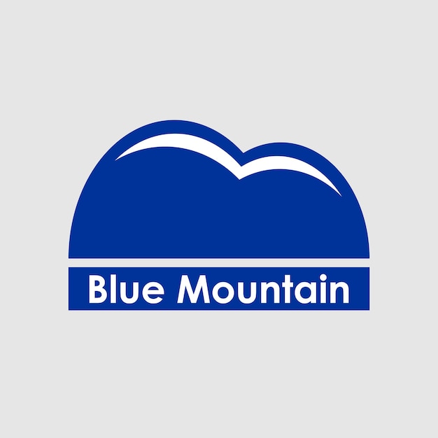 Vector de logotipo de montaña