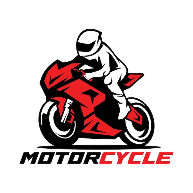 Vector vector de logotipo de motocicleta