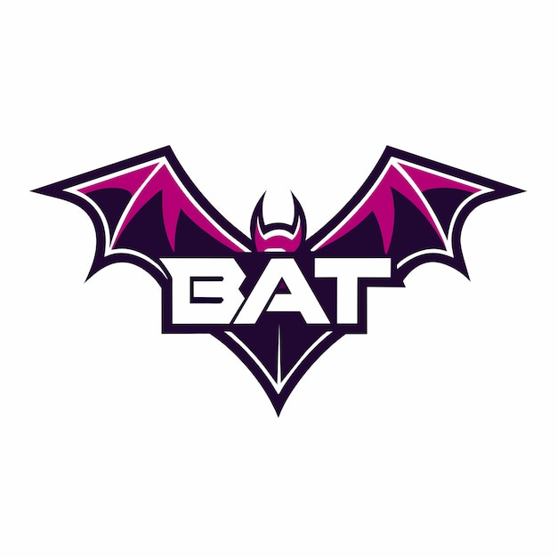 Vector del logotipo del murciélago 15