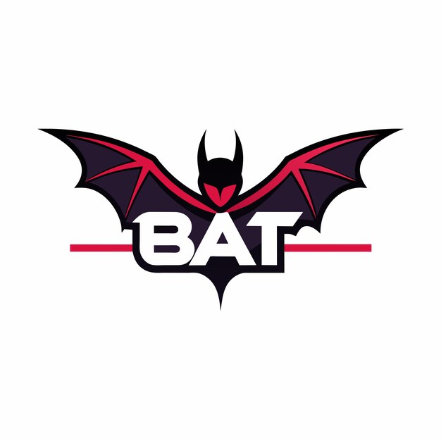 Vector del logotipo del murciélago 29