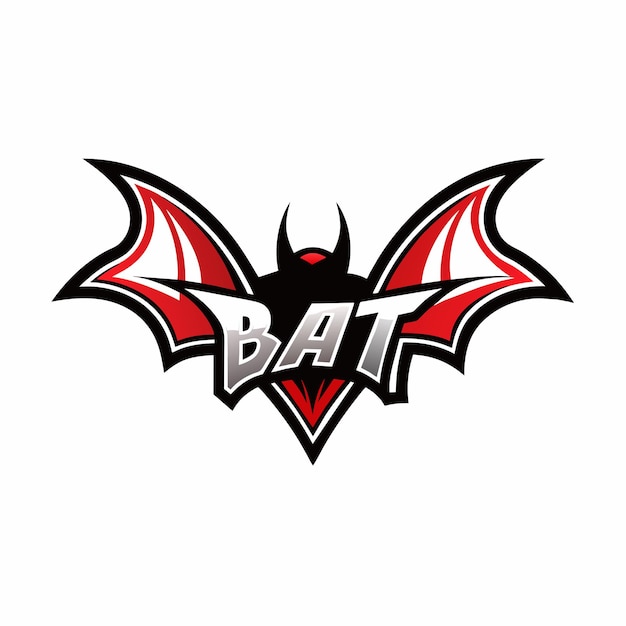 Vector del logotipo del murciélago 33