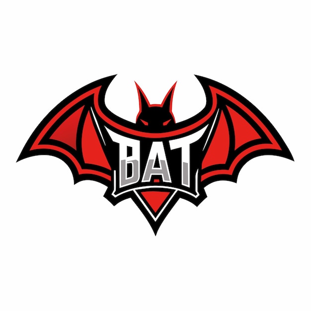 Vector de logotipo de murciélago 38
