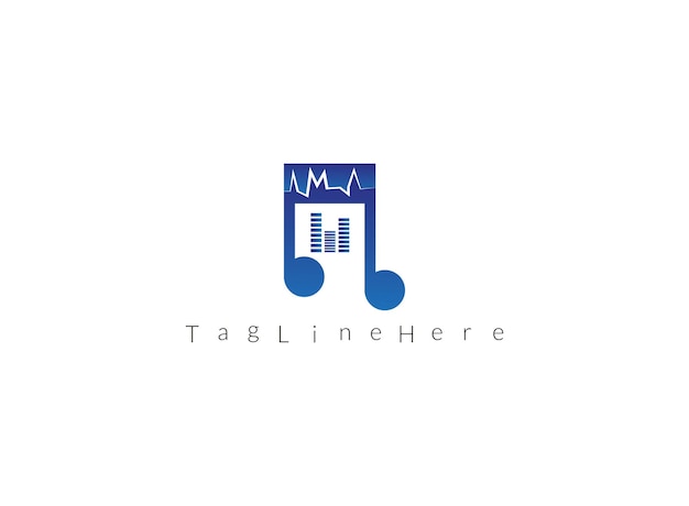 Vector del logotipo de la música