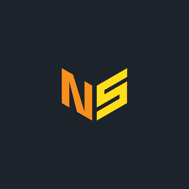 Vector del logotipo de NS