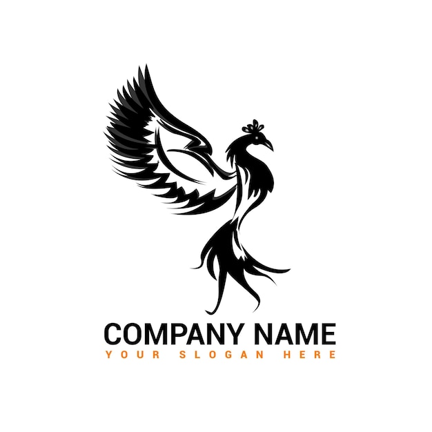 Vector de logotipo de pájaro de vector premium