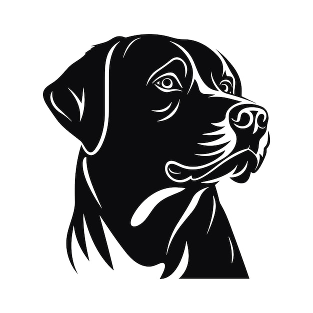 Vector del logotipo del perro Labrador Retriever