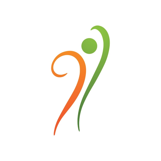 Vector de logotipo de personas de vida de salud
