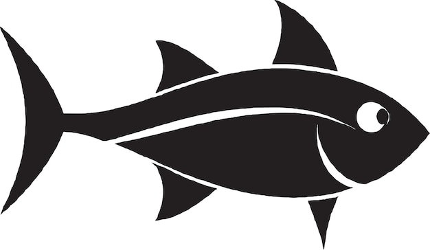 Vector de logotipo de pez pulpo