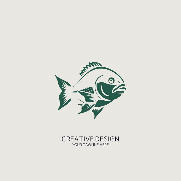 vector de logotipo de pez