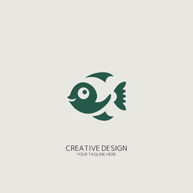 vector de logotipo de pez
