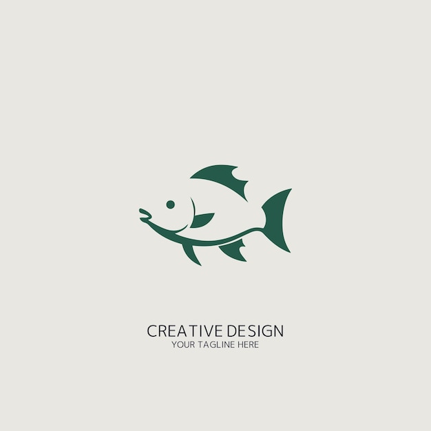 vector de logotipo de pez