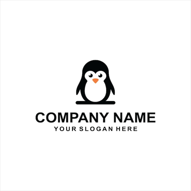 Vector del logotipo del pingüino