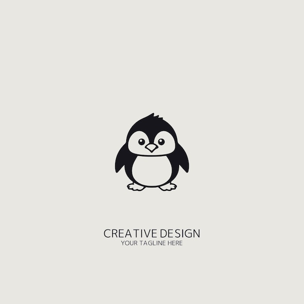 Vector del logotipo del pingüino