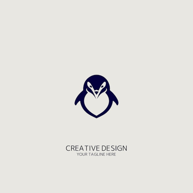 Vector del logotipo del pingüino