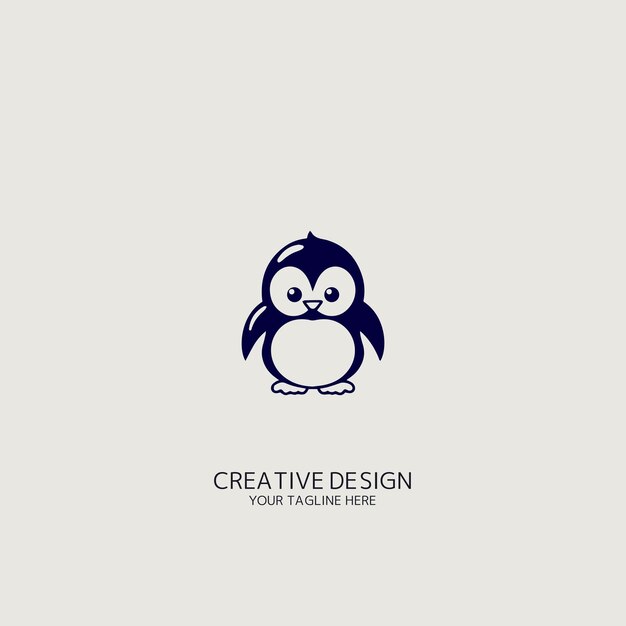 Vector del logotipo del pingüino