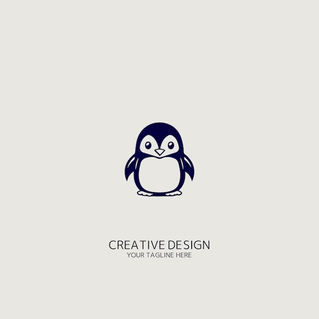 Vector del logotipo del pingüino